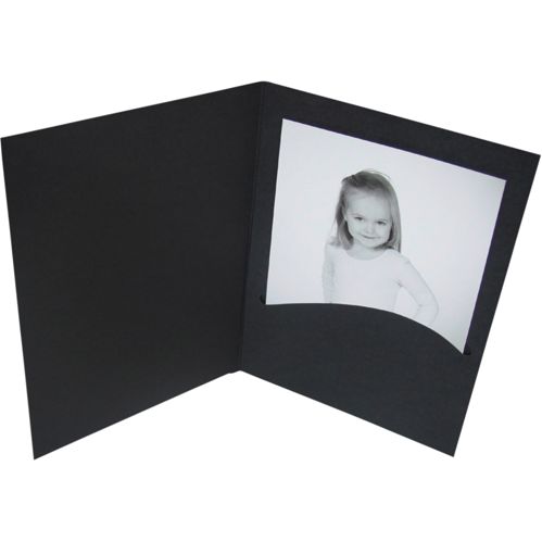 1x100 Daiber Portraitmappen Profi-Line 13x18cm schwarz