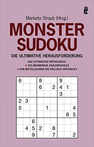 Marketa Straub - Monster-Sudoku: Die ultimative Herausforderung - Preis vom 09.10.2026 07:28:09 h