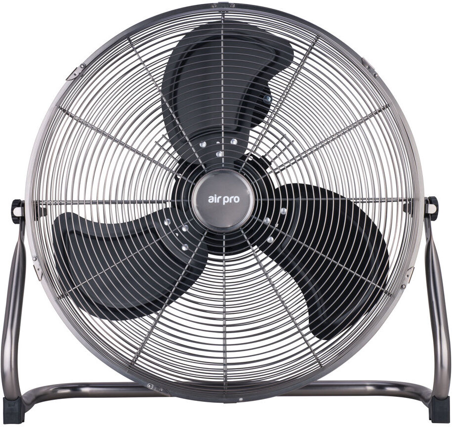 Air Pro 20" Floor Fan - Powerful Air Cooling Fan With 3 Speed Settings Black 53.5cm H X 55.5cm W X 19.5cm D