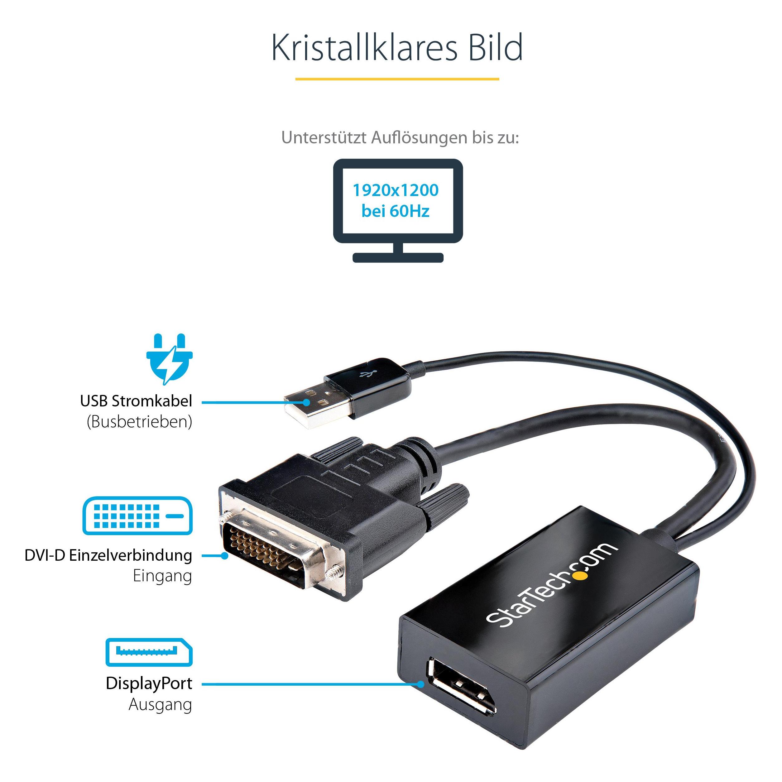 StarTech Dvi To Displayport Adapter (DisplayPort) (DVI2DP2)