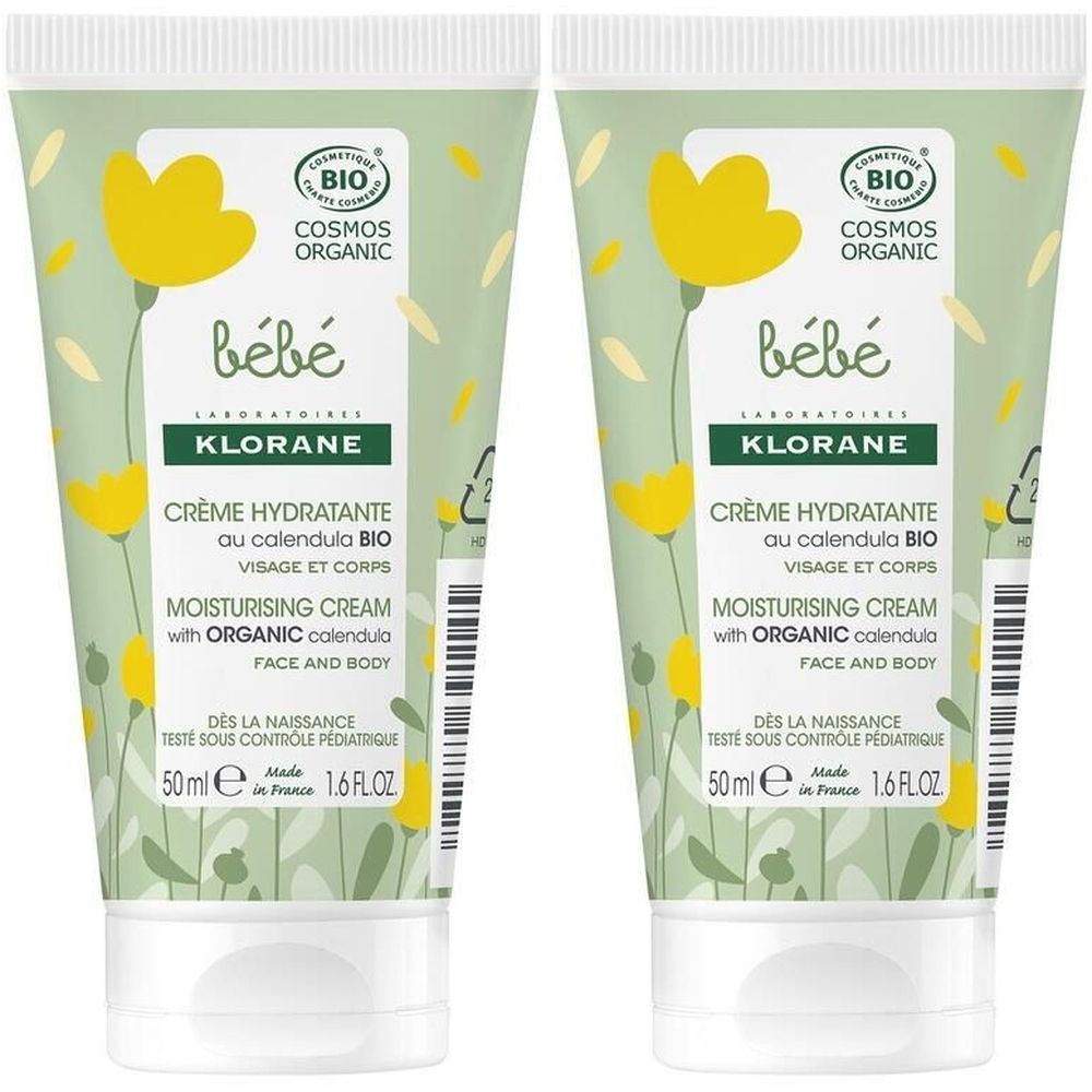Klorane BB BIO CR Hydra 50Ml x2 2x50 ml Hautcreme