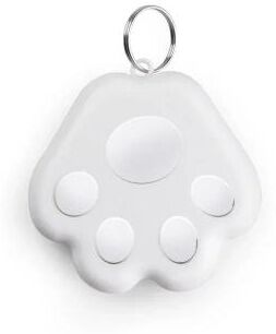 Uplift Picks Mini Paw Pet Tracker Anti Lost Locator For Cats Dogs Keys And Bags white