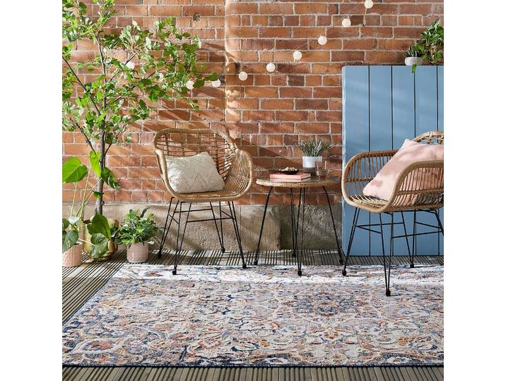 Outdoor-Teppich Mabel Blau 100% Polypropylen 200 x 290cm