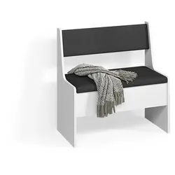 ESSZIMMER-ECKBANK Tiberio Weiß 41.5 x 76.6 cm