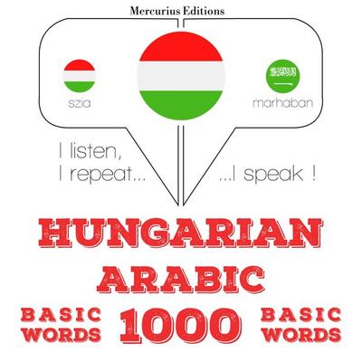 Magyar - arab: 1000 alapszó - JM Gardner, Audio, 9782821149014