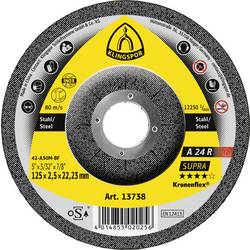 Klingspor A 24 R Supra 13738 Trennscheibe gekröpft 125 mm 25 St. Stahl, Edelstahl, Gusseisen