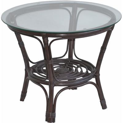 Esstisch HOME AFFAIRE, braun, B:70cm H:57cm T:70cm, Tische, Esstisch, gemütliche Rattanmöbel ideal für Wohnraum oder Wintergarten