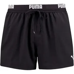 PUMA Swim Logo Shorts Length BadeShortss Herren 03 - black XS