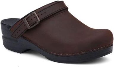 Women's Ingrid Clog by Dansko in Antique Brown (Size 37 M)
