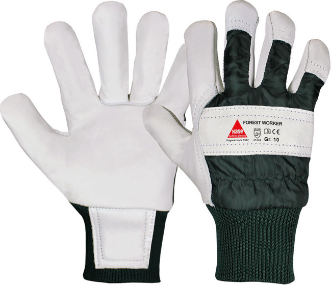 Hase Gants de travail Forest Worker Taille 12, cuir de vachette (293340-12)
