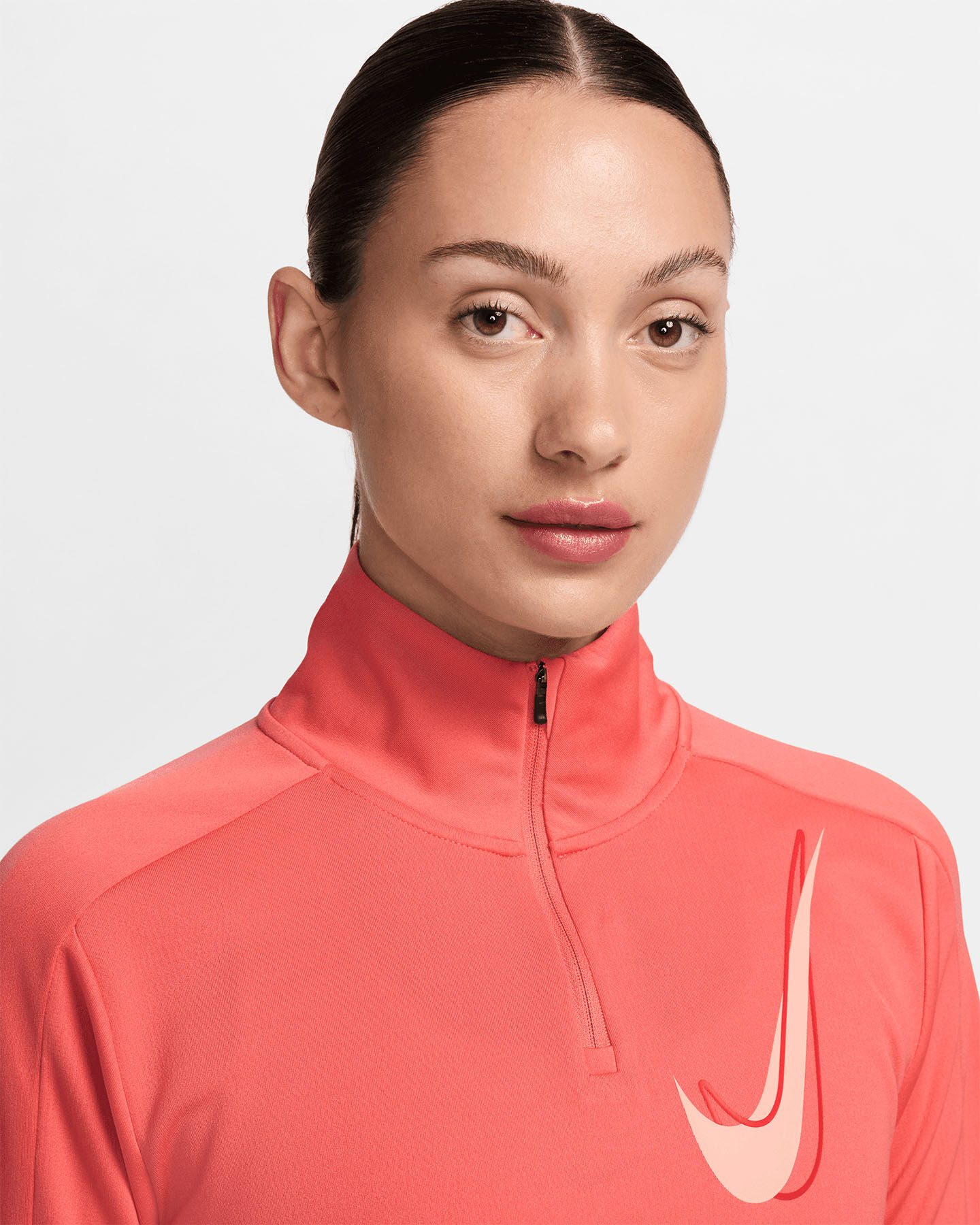 Nike Swoosh W - Maglia Running - Donna - Rosa XS