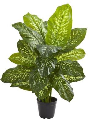 Nearly Natural "34"" Dieffenbachia Artificial Plant (Real Touch)"