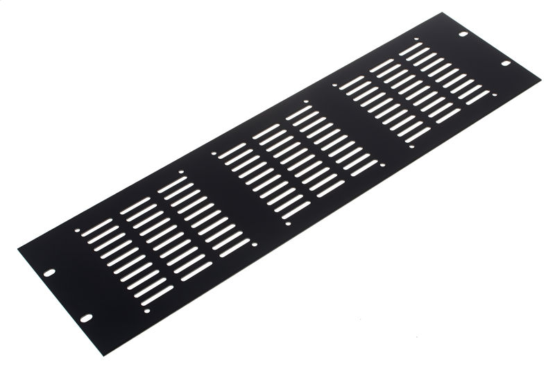 Adam Hall 8765 Rack Panel 3U Black