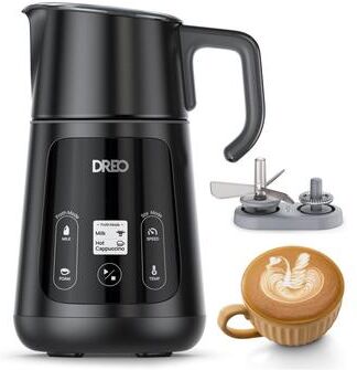 Dreo BaristaMaker Milk Frother, All-in-1, Black