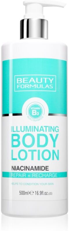 Beauty Formulas Niacinamide crème pour le corps 500 ml