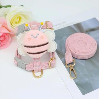 Inspire Essentials Cute Bee Cat Harness And Leash Set For Small Pets 5 l