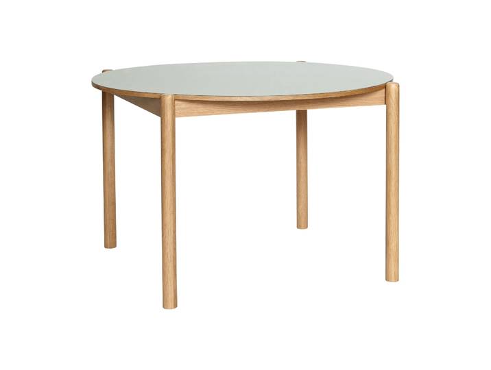 Hübsch Oblique Esstisch Grey, Ø126 cm
