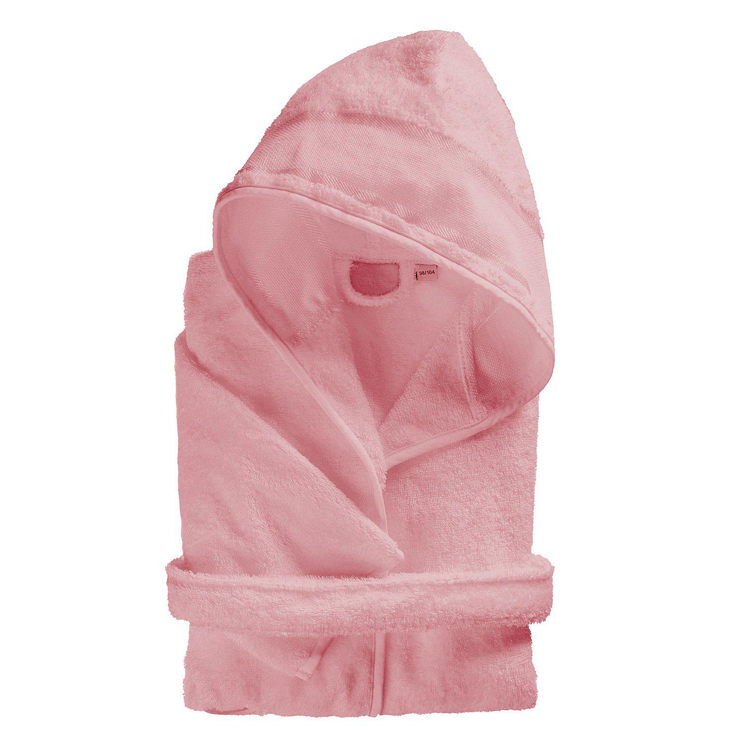 buttinette Kinder-Bademantel, mauve
