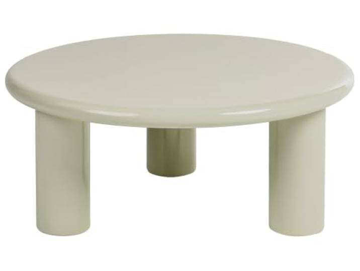Beliani Couchtisch olivgrün ø 80 cm rund modernes Design Wohnzimmer Itasca