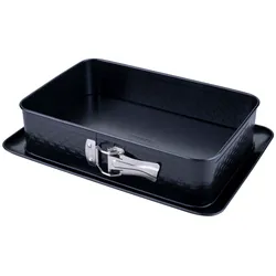 zenker Beloved+ Rechteck-Springform 28x18cm - schwarz