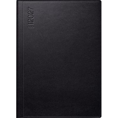 rido/idé 7018104907 Taschenkalender Mod. perfect/Technik I 2027 A6, Kunstleder, schwarz