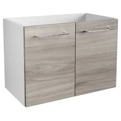 Fackelmann LIMA Waschtischunterschrank f.82450, 59x42x33, Weiss/StEs, 84702 84702
