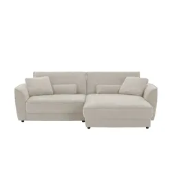 Lounge Collection Ecksofa  Erion , creme , Maße (cm): B: 264 H: 83 T: 180.0