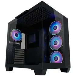 LC-POWER Gaming 809B Dark Storm_X, Glasfenster
