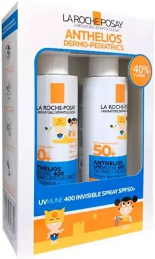 La Roche-Posay Anthelios UVMUNE400 Spray Dermo-Pediátrico SPF50+ 2 x 200ml