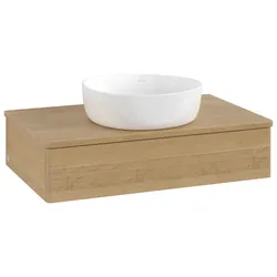 Villeroy & Boch Antao Waschtischunterschrank 800x190x500mm L08011HN mit Beleuchtung FK/AP: HN/1