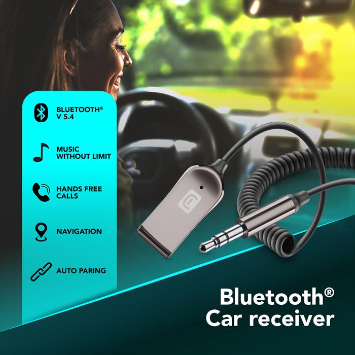 Cellular Line Cavo Ricevitore Bluetooth Connettore Jack 3.5-nero