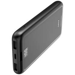 hama 00201709 Power Pack Performance 10, 10000mAh, 3 Ausgänge: USB-C, 2x USB-A, Anthr.