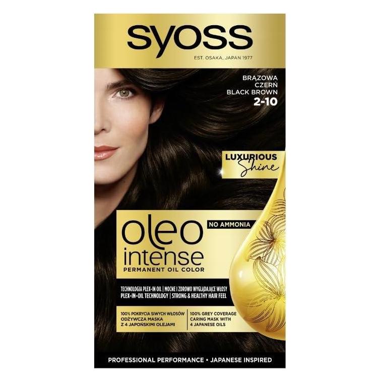 Syoss Oleo Intense Hair Dye 2-10 Brown Black (Schwarzbraun) (21068545)