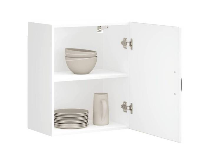 vidaXL Schrankmodule Küchen-Hängeschränke 2 Stk. Kalmar Weiß Holzwerkstoff