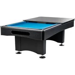 Winsport Abdeckplatte Poolbillardtisch für "Orlando, Black Pool, Club-Master 6 ft.",schwarz,6 ft.
