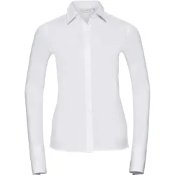 Russell Damen Ultimate Stretch Bluse langarm R-960F-0 white S