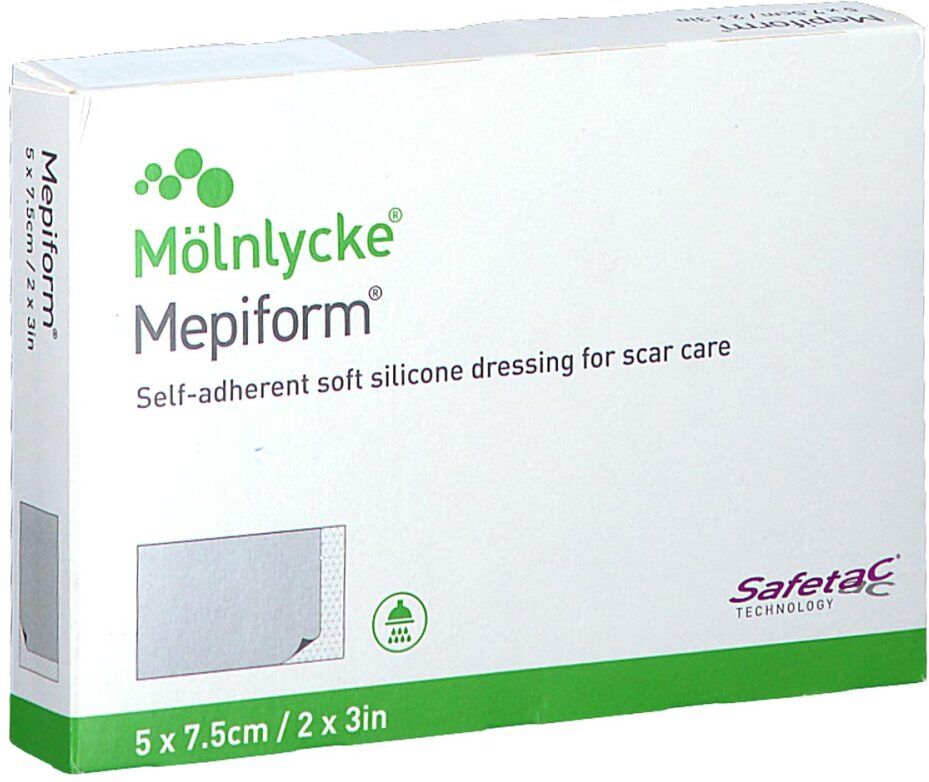 Mepiform 5x7,5 Cm Verband 5stk