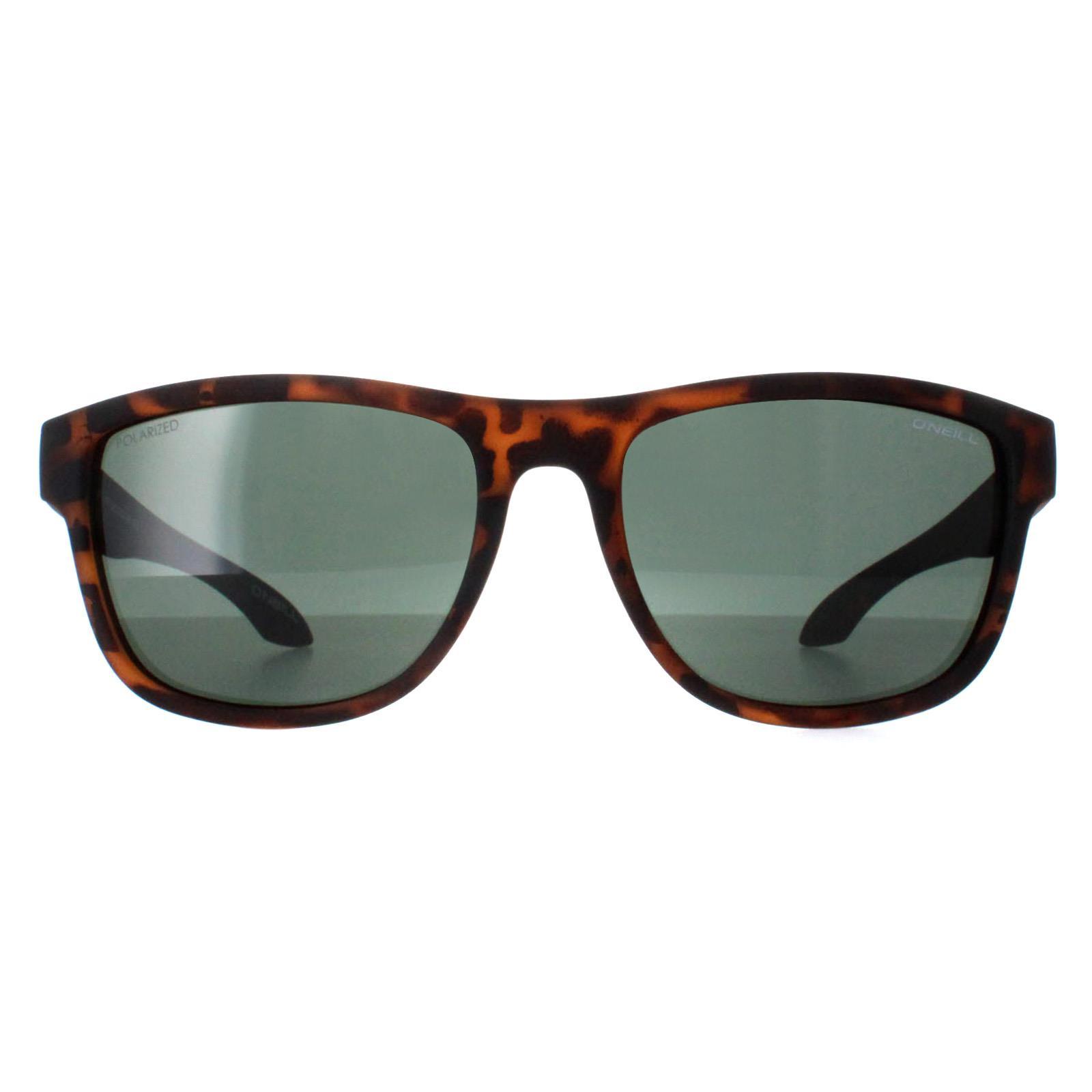 O'Neill Coast 102P matt schildpatt grün polarisierte Sonnenbrille