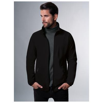 Fleecejacke TRIGEMA "TRIGEMA Fleecejacke", Herren, Gr. L, schwarz, Fleece, 100% Polyester, lang, Jacken Fleecejacke