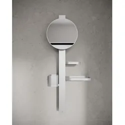 Ideal Standard Alu+ Beauty Bar S700 BD589SI mit Ablagen und Spiegel 200mm Silver