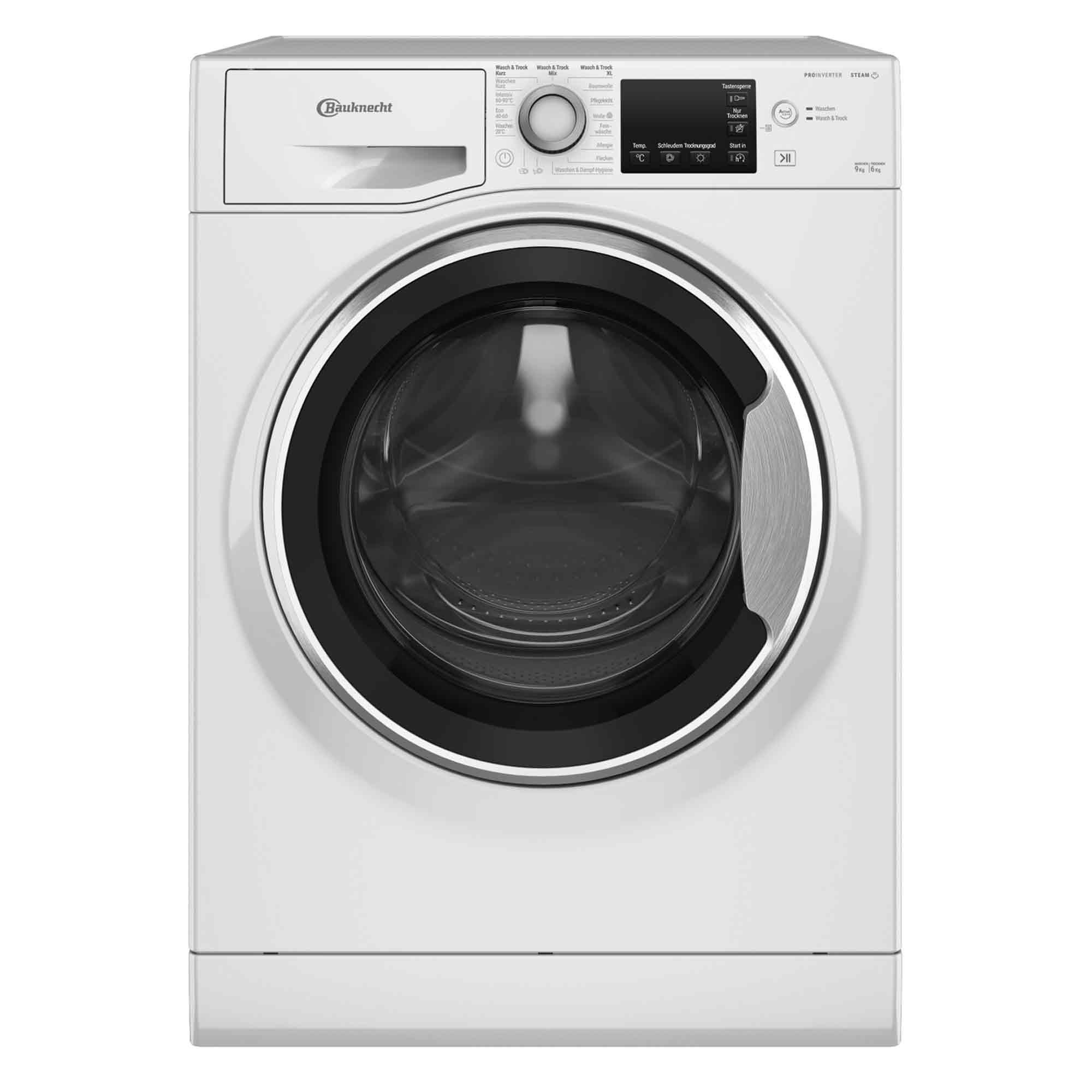 Bauknecht WADR Active 9614 D Waschtrockner (9/6 kg) ActiveCare AutoClean Weiß