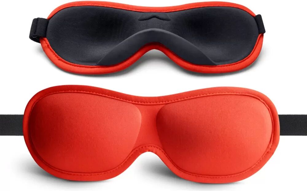 INF 3D-Schlafmaske aus Milchseide – Bequem, leicht und lichtundurchlässig Rot