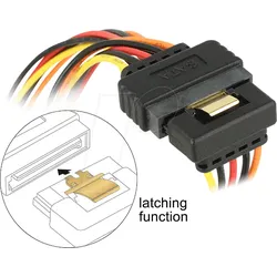DELOCK 60145 - SATA Strom Stecker > 2x SATA Strom Buchse