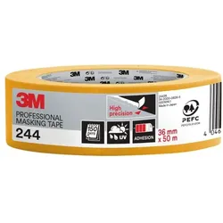 3M Malerabdeckband »244« 36 mm x 50 m orange, 3.6 cm