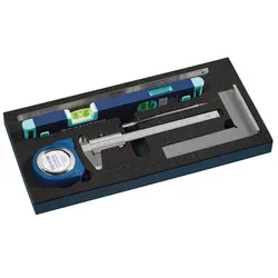 Tecwerk, Zubehör Werkzeugaufbewahrung, Werkzeugmodul 6-teilig 1/3-Modul Messwerkzeugsatz