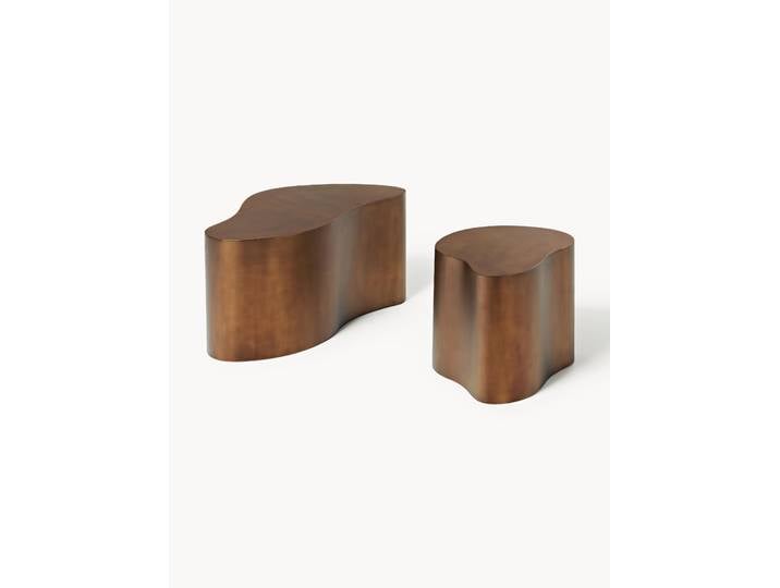 Metall-Beistelltische Dale in organischer Form, 2er-Set