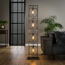 designline »Kingston« Stehlampe altsilber Finish