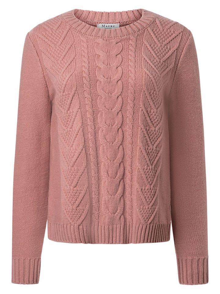 Maerz Muenchen Wollpullover in Rosa - 42