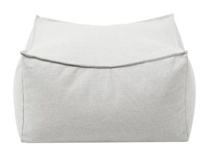 Pouf BLOMUS, weiss (weiß), B:60cm H:32cm T:60cm, Kunststoff, Poufs, Pouf