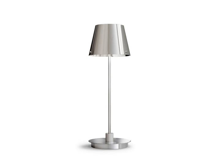 Belid Tischleuchte Gil il Grande, Chromfarben, Metall, rund, 14x37x14 cm, CE, Lampen & Leuchten, Innenbeleuchtung, Tischlampen, Tischlampen